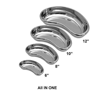 4 Pcs Plateau de rein en acier allemand de meilleure qualité Plateau creux de chirurgie personnalisé pour instruments chirurgicaux à usage manuel Plat pour instruments chirurgicaux - Product Image 3