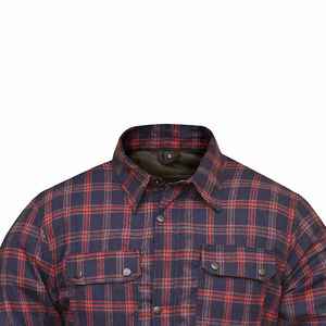 Chemises pour hommes personnalisées de course moto, de motard et de motocycliste, en flanelle tricotée protectrice, ajustables, meilleure arrivée - Product Image 4