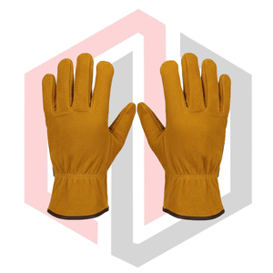 Gants en cuir marron, entièrement lisses, MH EXPORT IMPORT, stériles, résistants aux déchirures, respirants, sans silicone, sans poudre - Product Image 1