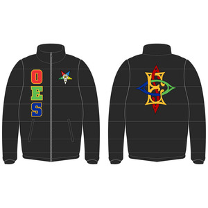 OES bordado chaquetas personalizadas hermandad y fraternidad hombres chaqueta acolchada de invierno para la venta al por mayor precio OES chaqueta - Product Image 1