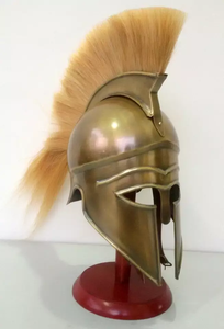 Corinthian-casco con soporte de madera para Cosplay, traje de caballero, soldado, Medieval, griego, Sparten - Product Image 5