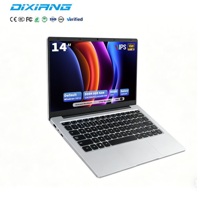 DIXIANG 14 Inch Win11 Pro Portatil Cheapest Laptop 14inch N5095 8GB DDR4 Laptop Computer Notebook for Business Office Education