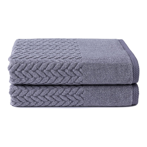 ผ้าขนหนูคอตตอนเนื้อนุ่มระบายอากาศได้ดี600GSM 100% หรูหราสีพื้นสีทึบออกแบบโลโก้ได้ตามต้องการ - Product Image 6