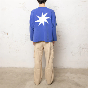 Usine personnalisée OEM T-shirts à manches longues pour hommes col rond streetwear acide délavé vintage T-shirt à manches longues pour hommes surdimensionné personnalisé - Product Image 5