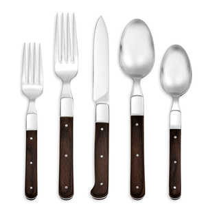 เครื่องเงินโลหะอุปทานจํานวนมากจากอินเดีย Flatware ช้อนส้อมมีดชุดช้อนส้อมสแตนเลสสําหรับจัดเลี้ยงงานแต่งงาน - Product Image 2