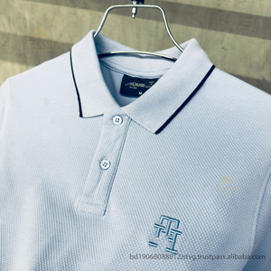 100% coton hommes pour Polo T-Shirt haute qualité plaine blanc décontracté broderie personnalisée 12 couleurs OEM Logo haute qualité tricoté - Product Image 1