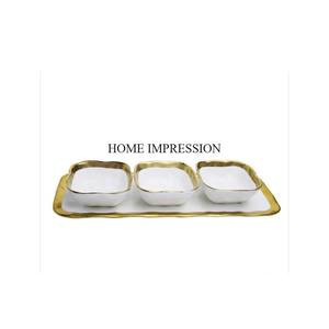 Set of 3 Round & Rectangle Shape <b>Small</b> Disposable Aluminum <b>Bowls</b> for Serving Dry Fruits & Chocolates Eco-Friendly Design - Product Image 5