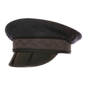 Discount chauffeur hat australia Top Sellers Chauffeur Hat Unisex Force Academy Parade Cadet Service <b>Cap</b> Adjustable Customizable - Product Image 1