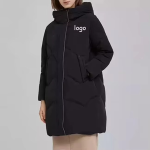 Doudounes longues pour femmes avec matériau chaud à l'intérieur Veste matelassée personnalisée de meilleure qualité pour l'hiver - Product Image 3