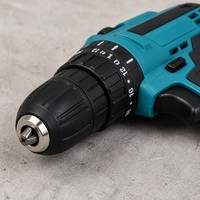 Perceuse sans fil 12V 18V 36V 600W de qualité industrielle, couple de 60 Nm, moteur à balais, mandrin à trois griffes, poignée pistolet, kit d'outils