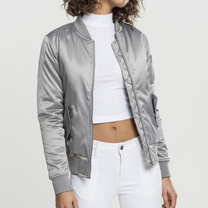 Latest Design 2025 New Arrival Women's Zipper Bomber <b>Jacket</b> Comfortable and Breathable Available in Bulk Quantity for Sale - Product Image 1