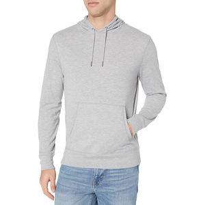 Sweat-shirt à capuche en polaire thermique pour homme, tissu doux, avec poche kangourou, pour la course à pied et les vêtements de sport - Product Image 2