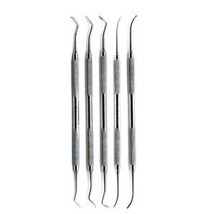 Juego de 5 piezas de acero inoxidable de alta calidad para modelado de cera dental - Product Image 5
