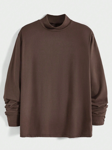 Wholesale 100% Cotton Plain O Neck Full Sleeve <b>Tshirt</b> Men Long Sleeve T Shirt Custom t Shirt for Men's - Product Image 6