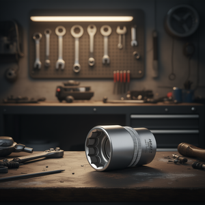 Hazet 1/2'' <b>12</b>-<b>Point</b> Square <b>Socket</b> with Traction Profile and Knurling - Product Image 3