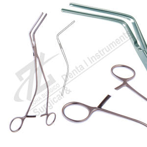 Abrazadera de anastomosis sigmoide Hayes Atrauma de alta calidad, juego de instrumentos quirúrgicos de acero inoxidable con ángulo de 25 cm, fabricado en Pakistán - Product Image 1