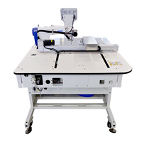 Machine à coudre industrielle à grande vitesse automatique informatisée SOMAX SM-15V/S pour chemises polo, avec fente latérale intelligente