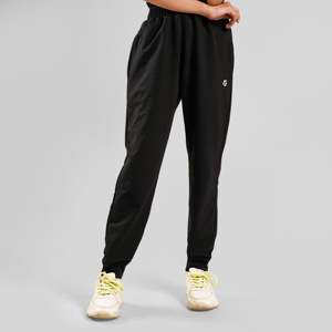 Pantalones Harem Casuales GymBreeze, Transpirables, Negros, con Cintura Media, para Otoño - Product Image 1