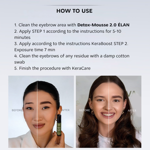 Sistema de Lifting de Pestañas y Laminación de Cejas KeraVEG de ELAN Professional Line con Fórmula de Queratina Vegana Sin Olor - Product Image 4