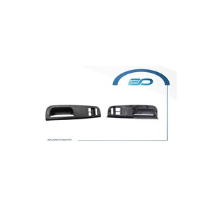 Cadre de panneau d'ouverture de fenêtre noir 2 boutons Compatible VW Golf 4 Bora pour Passat Octavia 1997-> 3B1867171D-WISCO Fenêtre - Product Image 3