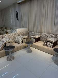 Sofá estilo Majlis árabe, diseño clásico, elegante conjunto para sala de estar, asientos de esquina de lujo, diseño que ahorra espacio - Product Image 3