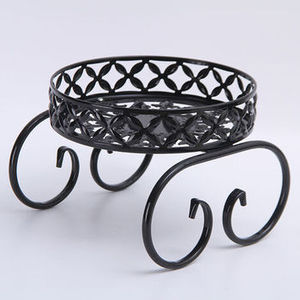 Soportes de plantas de hierro de Color negro, macetas de Metal de 3 niveles, macetas personalizadas hechas a mano, decoración del hogar, jarrón moderno, planta de jardín - Product Image 6