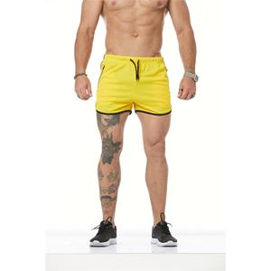 Pantalones cortos deportivos al por mayor para hombre, pantalones cortos de entrenamiento cruzado para gimnasio con compresión interna, ropa para correr y entrenamiento, etiqueta personalizada disponible - Product Image 1