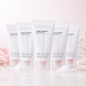 OEM Facial Cleanser Manufacturer Hydrating Foaming <b>Face</b> Wash Pore Care Custom Packaging Supplier Mask To Foam Facial Cleanser - Product Image 1