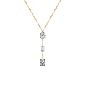 Collier en diamant cultivé en laboratoire avec or 18 carats, cadeau idéal pour les filles - Product Image 6