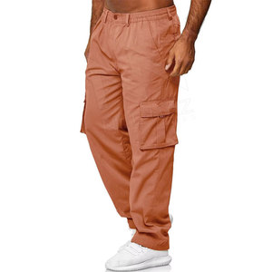 Meilleure vente été extérieur 100% coton pantalon cargo décontracté et respirant pour hommes pantalon cargo personnalisé OEM - Product Image 3