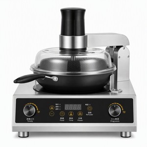 Commercial <b>Induction</b> <b>Wok</b> Stirring Machine Automatic Mixer for Cloud Kitchen Fried Rice Cooking Robot - Product Image 1
