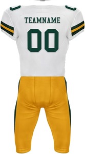 Uniforme de Fútbol Americano Personalizado, Sublimado, Conjunto de Camiseta y Pantalones Cortos, Transpirable, Talla Grande para Adultos, con Logotipo en la Espalda - Product Image 2
