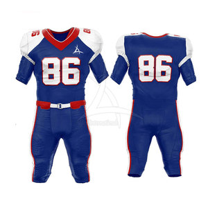 Uniforme de football américain sur mesure respirant, taille plus, manches courtes, tissu 100% polyester pour les équipes et les joueurs, fabriqué au Pakistan - Product Image 5