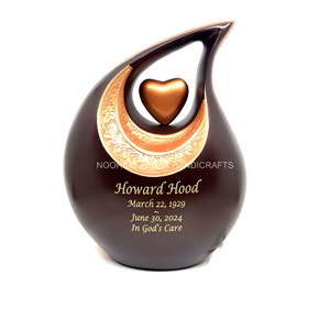 Modern Bronze Cremation Urn for Human Ashes Unique <b>Memorial</b> Funeral Tribute Keepsake Factory Direct Price Bulk Supplier Exporter - Product Image 3