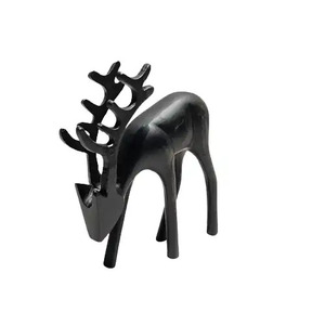 Reno de aluminio decorativo de Navidad niquelado Diseño moderno Sala de estar de vacaciones Reno de pie decorativo - Product Image 6