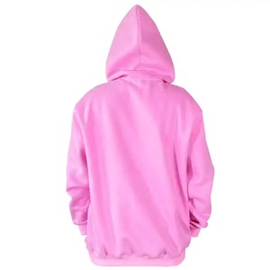 Sweats à capuche doublés de soie en gros, avec logo personnalisé brodé, streetwear, appliqué délavé, sweat à capuche surdimensionné pour femmes - Product Image 3