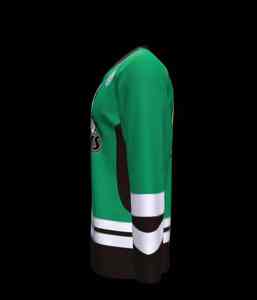 เสื้อกีฬาฮอกกี้น้ำแข็งใส่ได้ทั้งชายและหญิงเสื้อเจอร์ซีย์สไตล์ล่าสุดพิมพ์ชื่อทีมด้วยเทคนิคการระเหิดงานตามสั่ง - Product Image 6