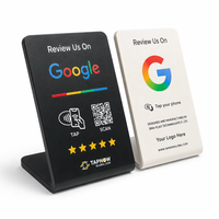 Support NFC personnalisé pour avis Google, affichage de code QR sur table, panneau de commentaires à une touche pour restaurant, café, hôtel, clinique