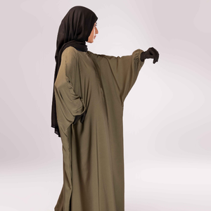 Abaya Bisht modeste pour femmes musulmanes, légère, confortable, en polyester, longueur au sol, plusieurs couleurs, vente en gros - Product Image 1
