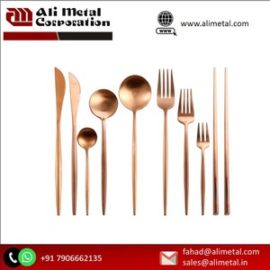 Gran oferta de utensilios de oficina de acero inoxidable y juego de cubiertos de viaje portátil de paja de Metal con estuche bolsa de espejo negro arcoíris - Product Image 2