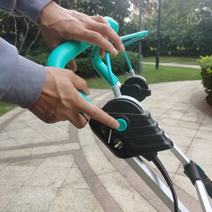 Nuevo 1400W Mini MOQ Herramientas de jardín de empuje manual 350mm Transmisión por correa 2 tiempos 125cc Desplazamiento del motor Cortacésped 24V Grado industrial - Product Image 5