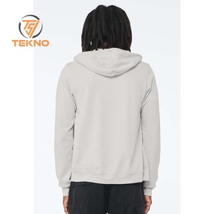 เสื้อฮู้ดสวมหัวเก็บความร้อนลำลองของผู้ชายผ้าฝ้าย380gsm 100% มีฮู้ดผ้าคอตตอนสีพื้นสำหรับฤดูหนาว - Product Image 5