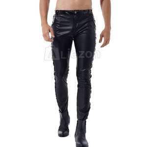 Pantalon en cuir personnalisé de haute qualité pour hommes Vente en ligne imperméable Pantalon en cuir pour hommes Vente en ligne - Product Image 1
