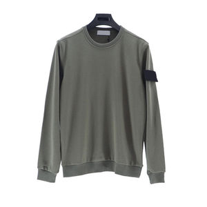 Jersey de algodón con logotipo personalizado de lana de alta calidad, sudadera más vendida para hombre, cuello redondo de peso pesado, popular para hombre, sudadera - Product Image 3