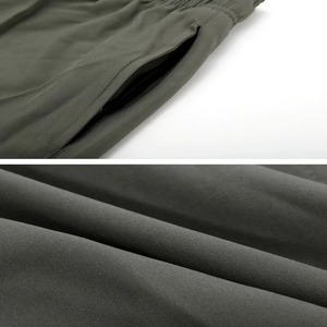 Pantalones cortos informales de algodón y poliéster para hombre, ropa deportiva de gimnasio de verano con patrón sólido con diferentes diseños, servicio OEM - Product Image 2