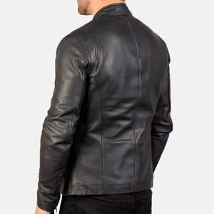 Veste en cuir 2025 de haute qualité avec design OEM personnalisée hiver lavable 100% coton vestes en cuir pour hommes veste pour hommes - Product Image 4