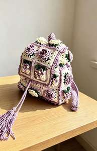 Mochila Casual Ligera Multicolor Hecha a Mano con Cierre para Mujer, para Uso Diario y Viajes - Product Image 6