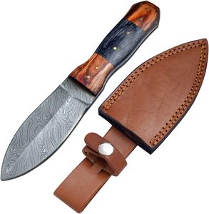 Handmade Damascus Durable Fixed Blade Hunting <b>Knife</b> Camping and Outdoor Full Tang Hunting <b>Knife</b> - Product Image 3