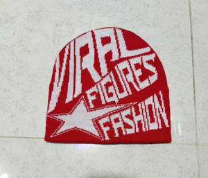 Gorro de Punto de Talla Grande con Diseño Personalizado, Precio al por Mayor, Logotipo Bordado, Letras de Hip Hop, Invierno, 100% Acrílico - Product Image 3