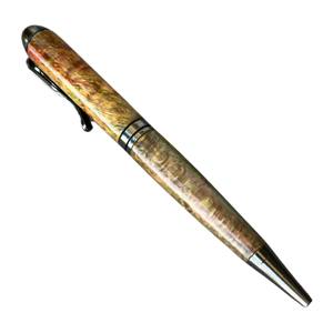 Elegante Bolígrafo de Madera Estabilizada Hecho a Mano de Primera Calidad, Ancho de Escritura de 0.7 mm, Regalo Empresarial, Colección Aguamarina - Product Image 6